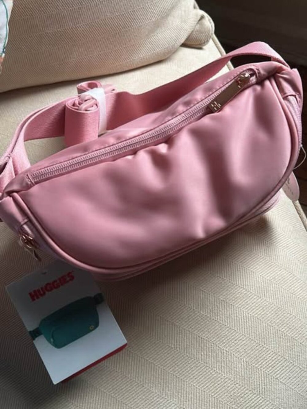 Huggies Bridal Rose Pink Fanny Pack Sling Bag